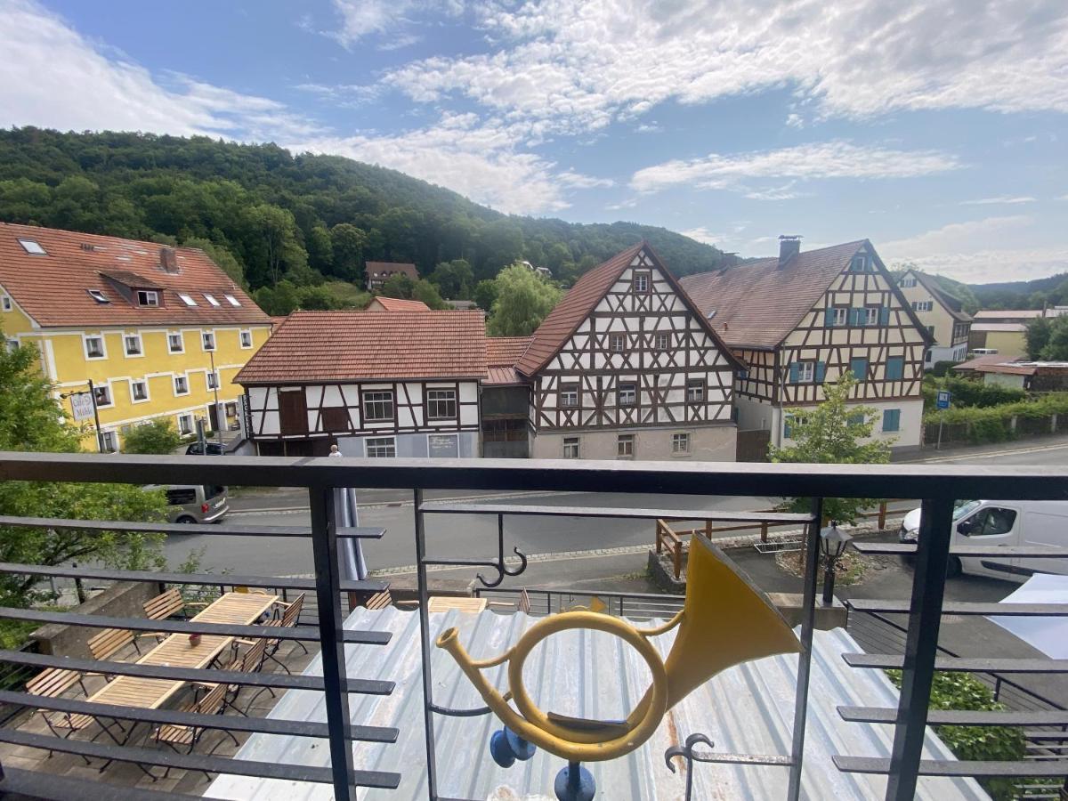 Gasthof Hotel Zur Post Egloffstein Esterno foto